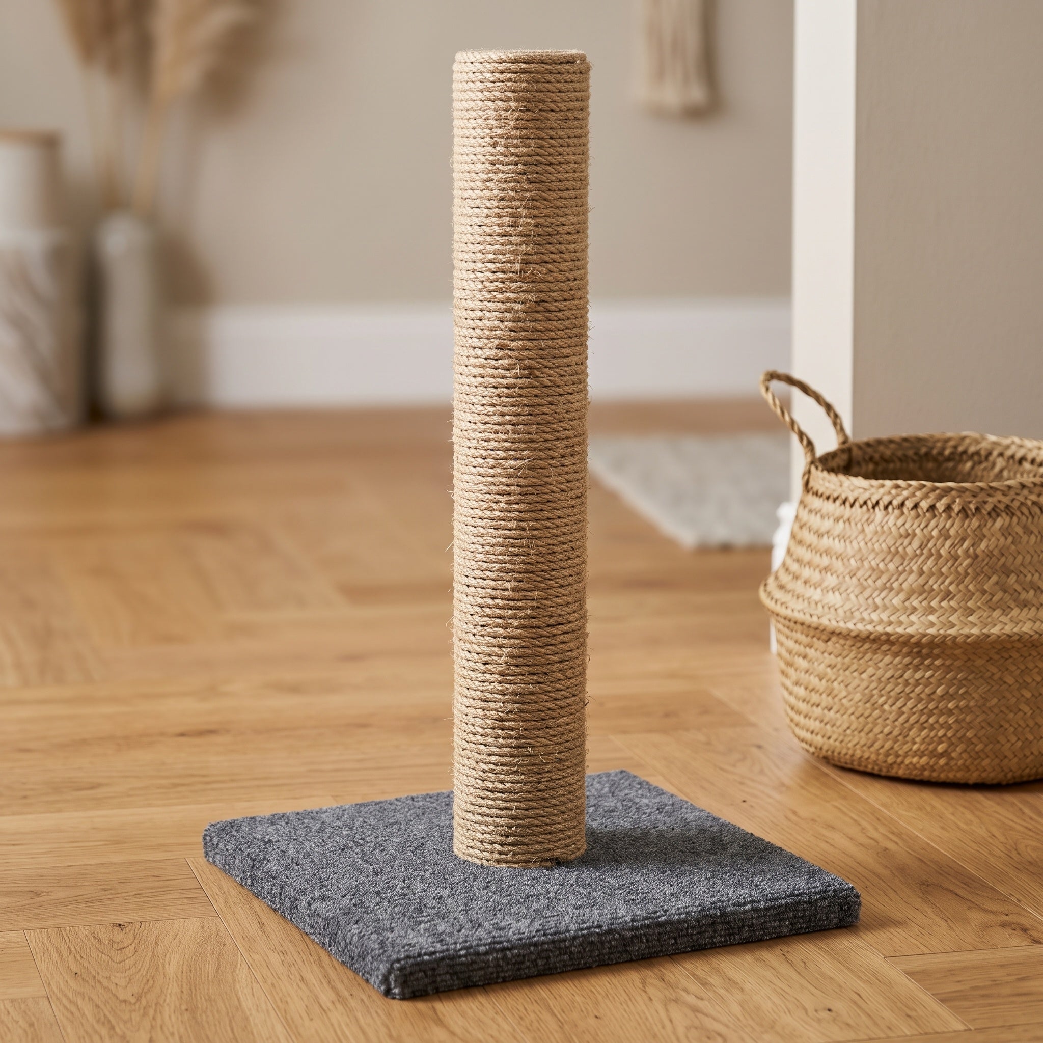 Cat Scratching Post: Sisal Column, Sturdy Base