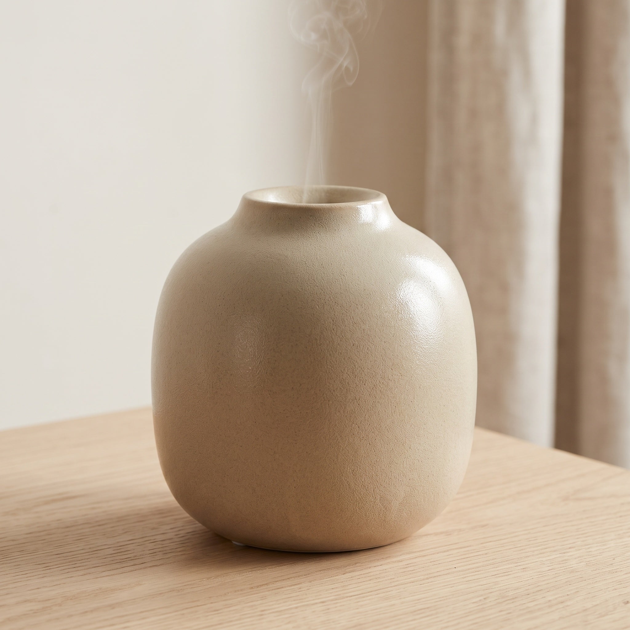 Ceramic Aroma Diffuser: Ultrasonic, 8h Runtime