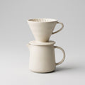 Ceramic Pour-Over Coffee Set: Slow Drip, Two Cups