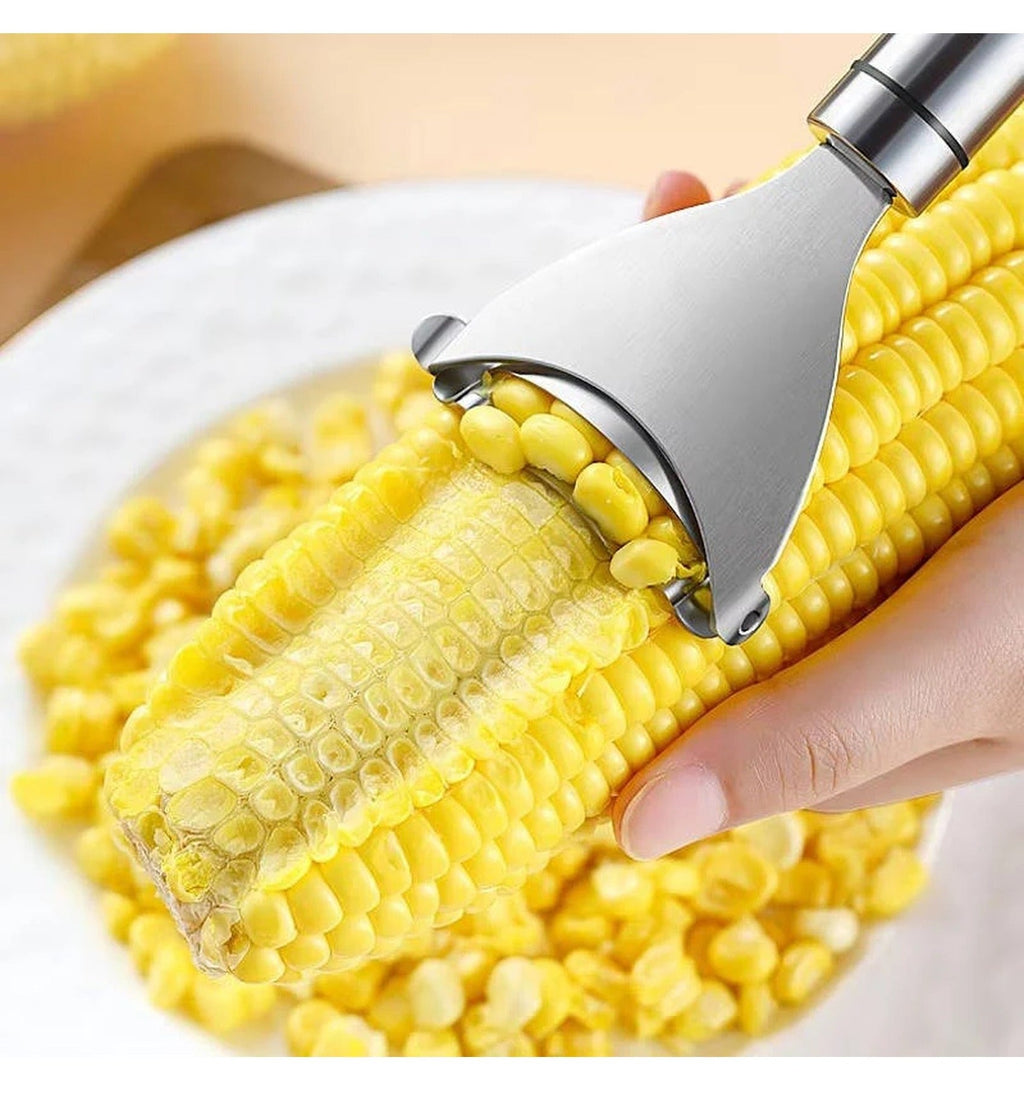 Corn Peeler: Takes Three To Four Rows At Once