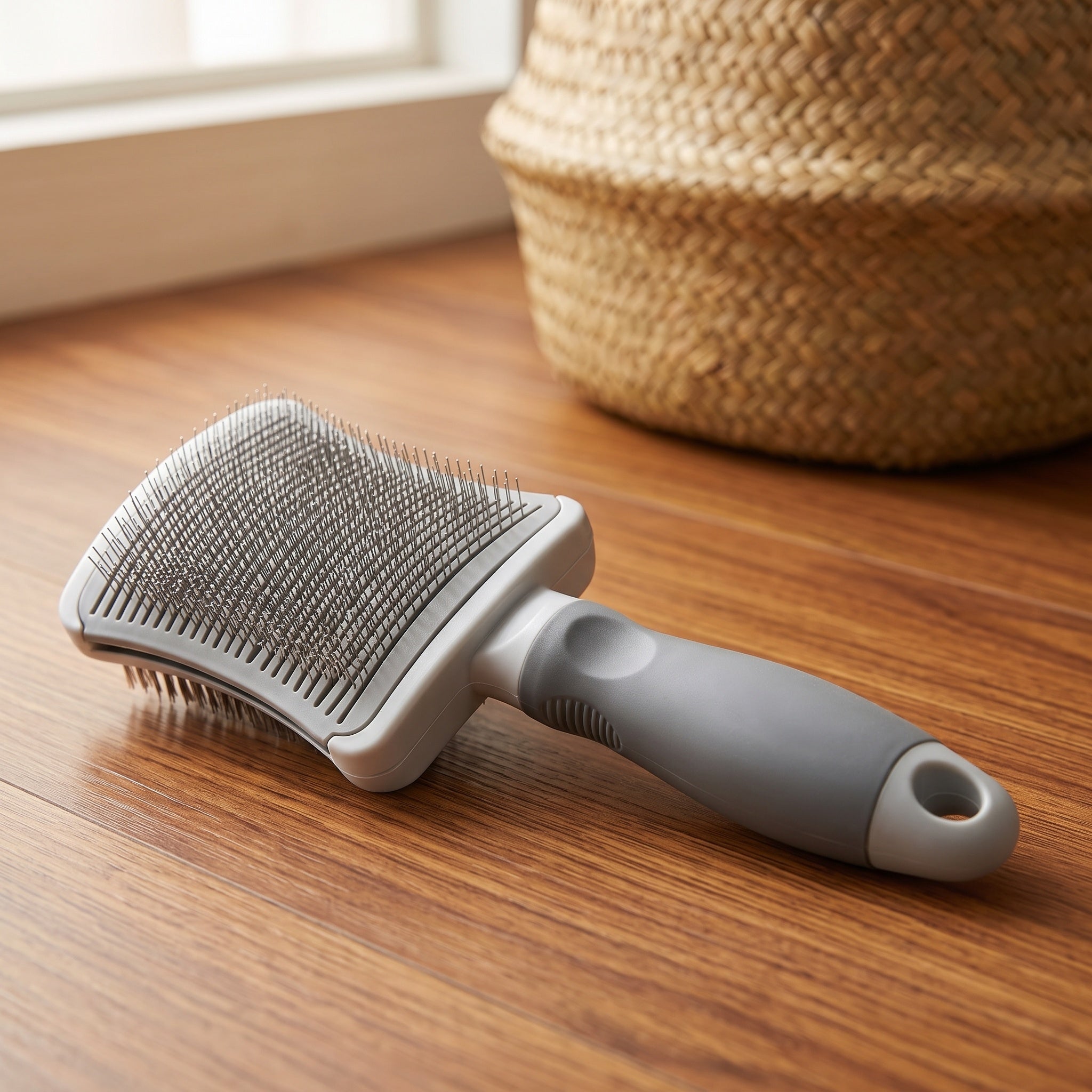 Deshedding Grooming Brush: Self Cleaning