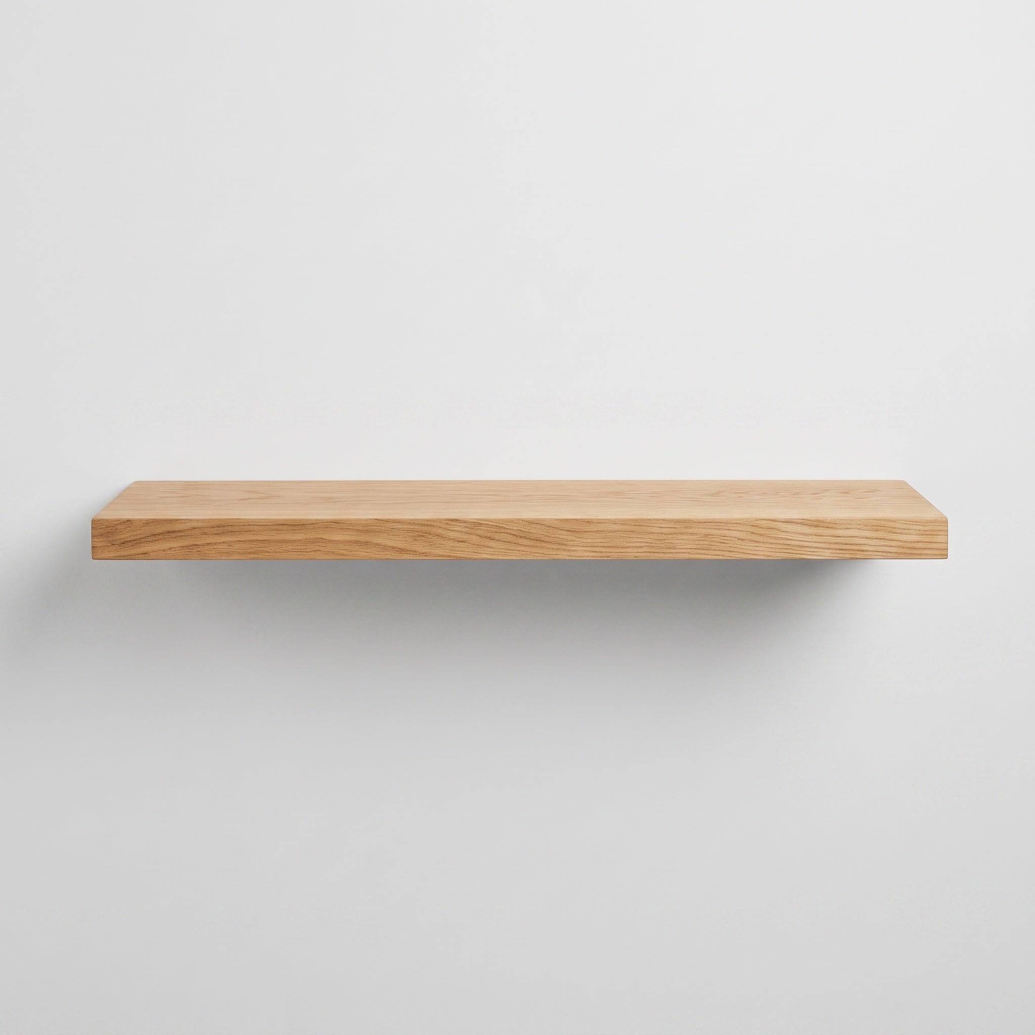 Floating Oak Shelf: Concealed Bracket