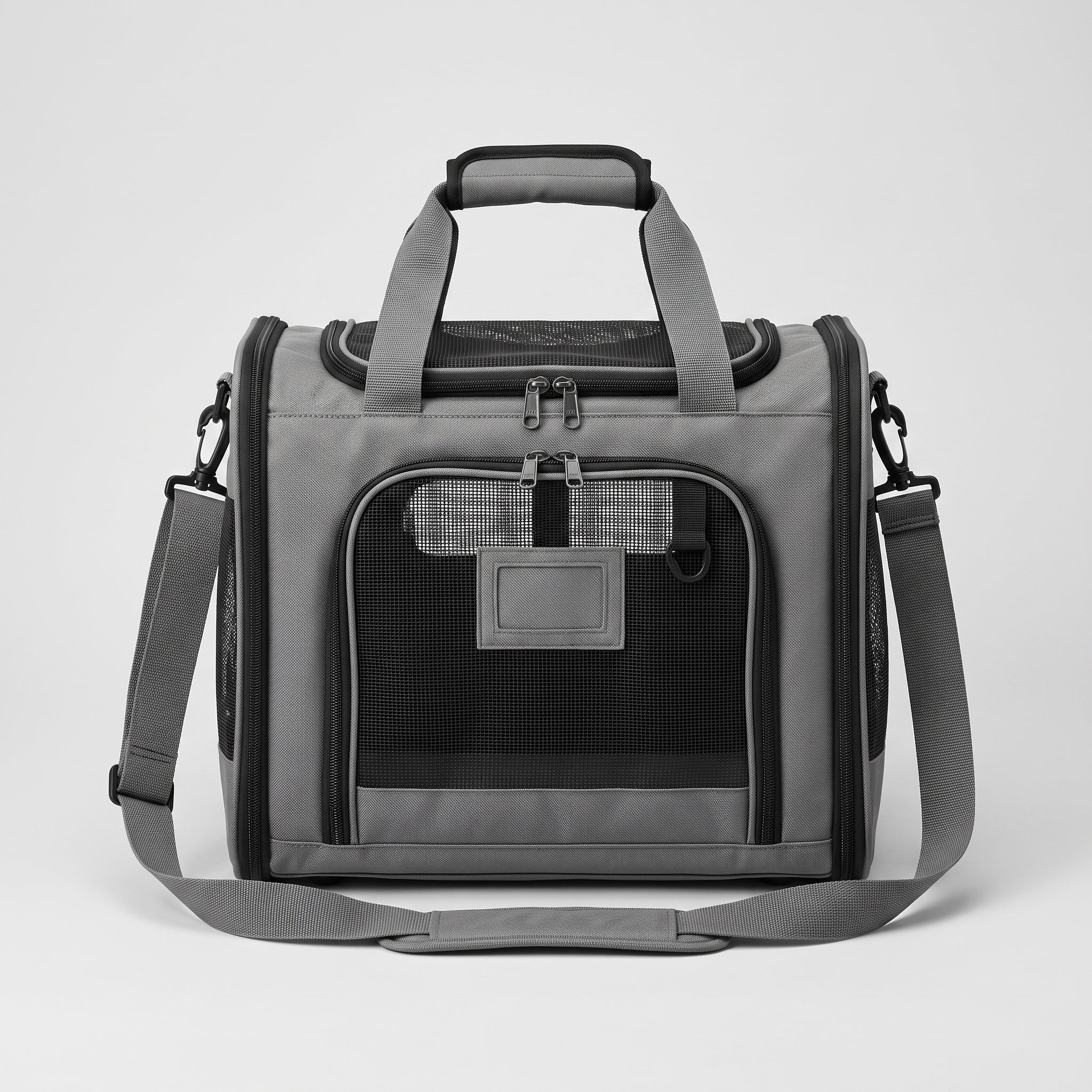 Foldable Pet Carrier: Mesh Panels, Travel