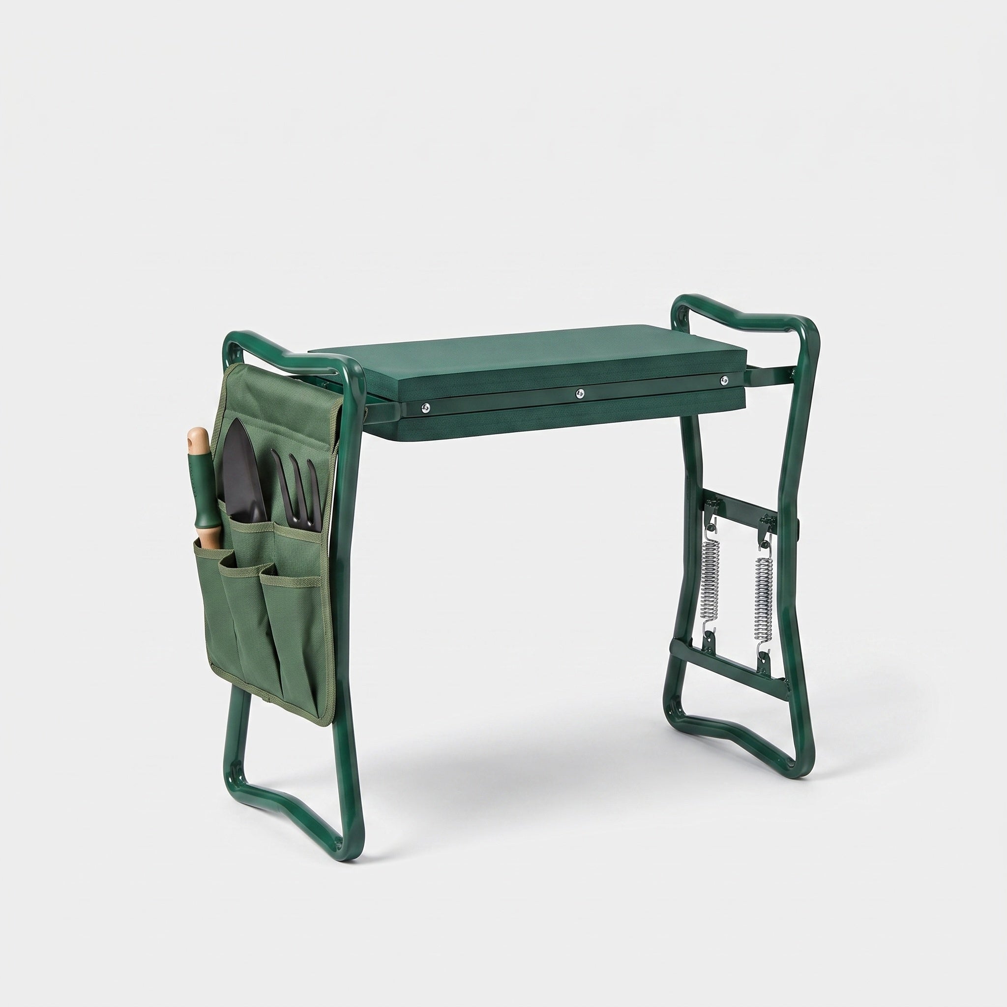 Garden Kneeler Bench: Foldable, Tool Pockets