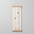 Height Chart Wall Hanging: Canvas, Wooden Rails
