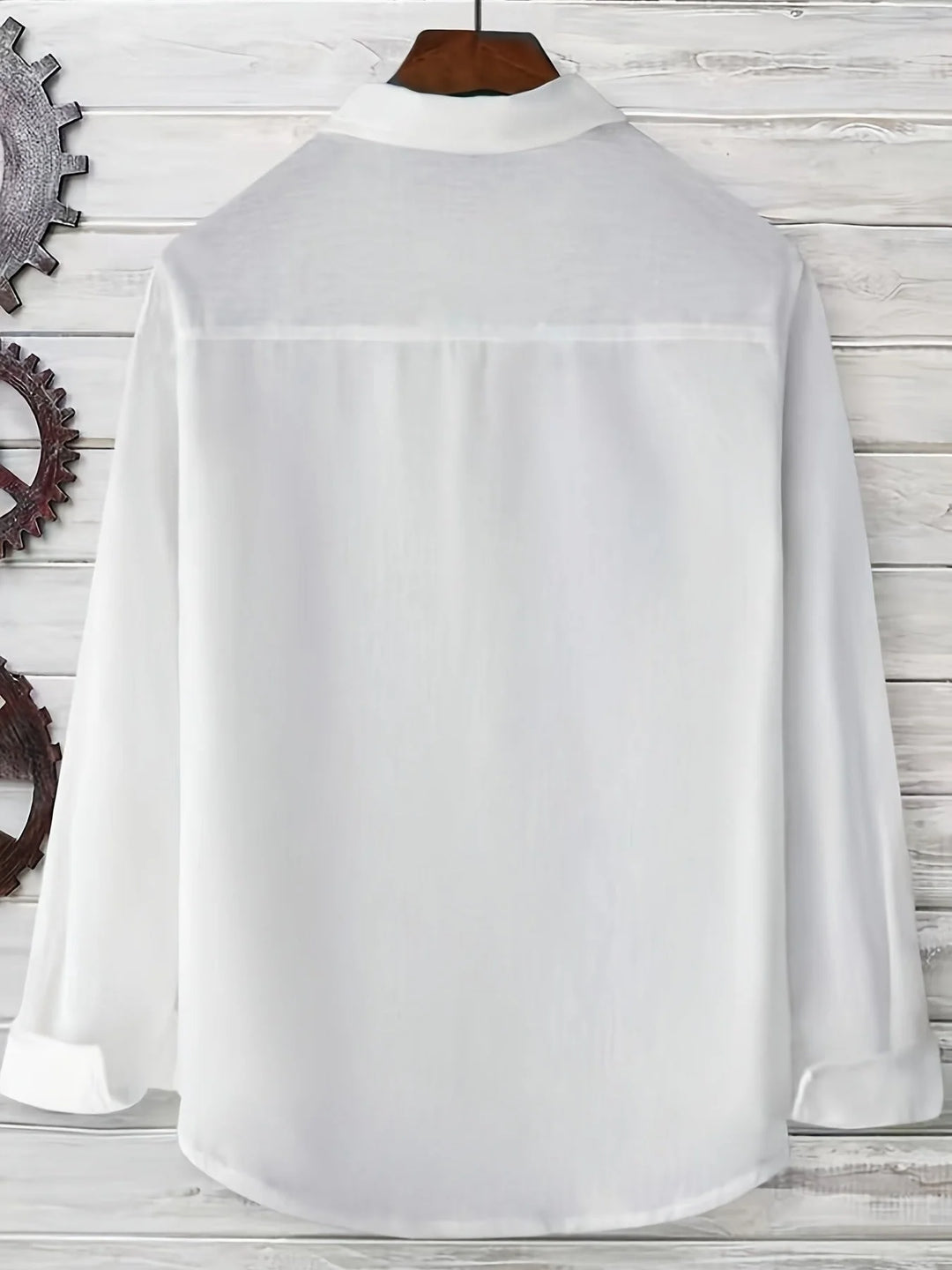 Koszula męska casual w kolorze niebieskim, luźny krój, teksturowana tkanina, letni outfit