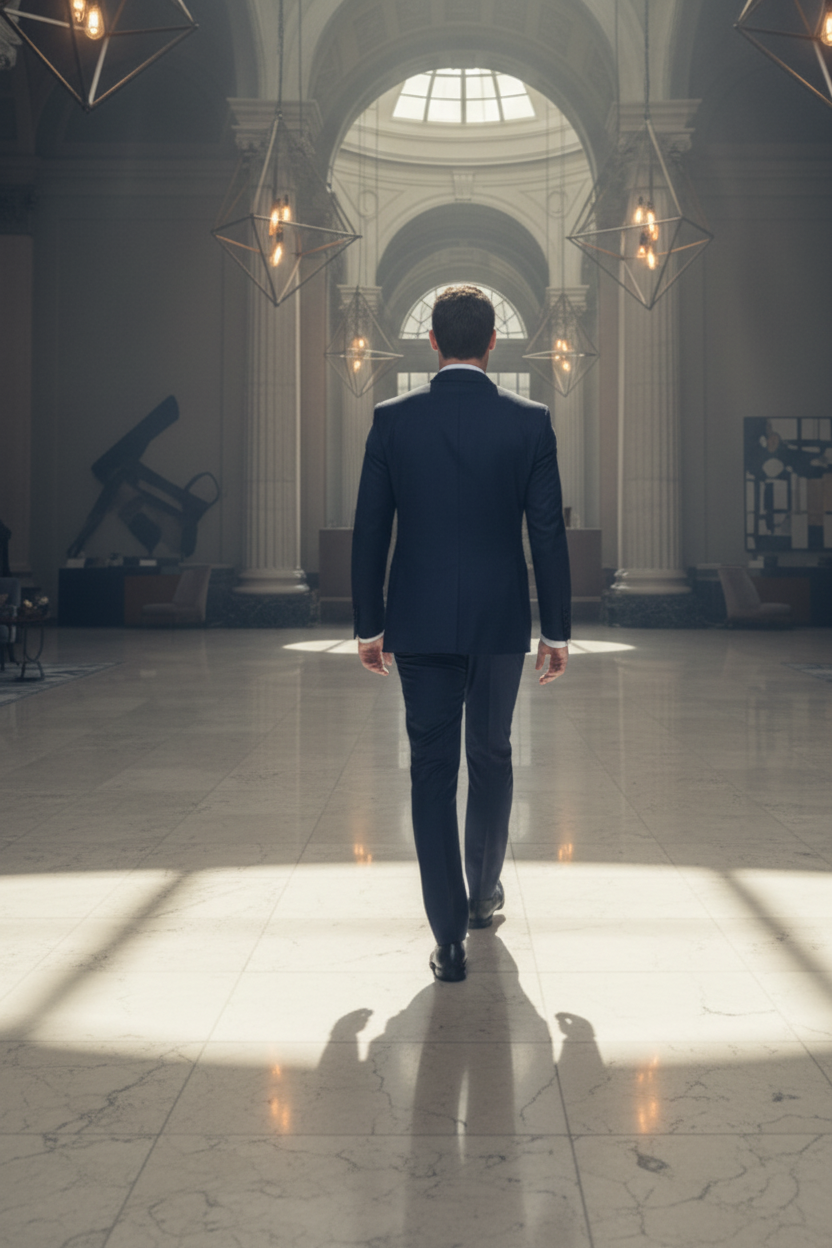 Neoclassical interior editorial