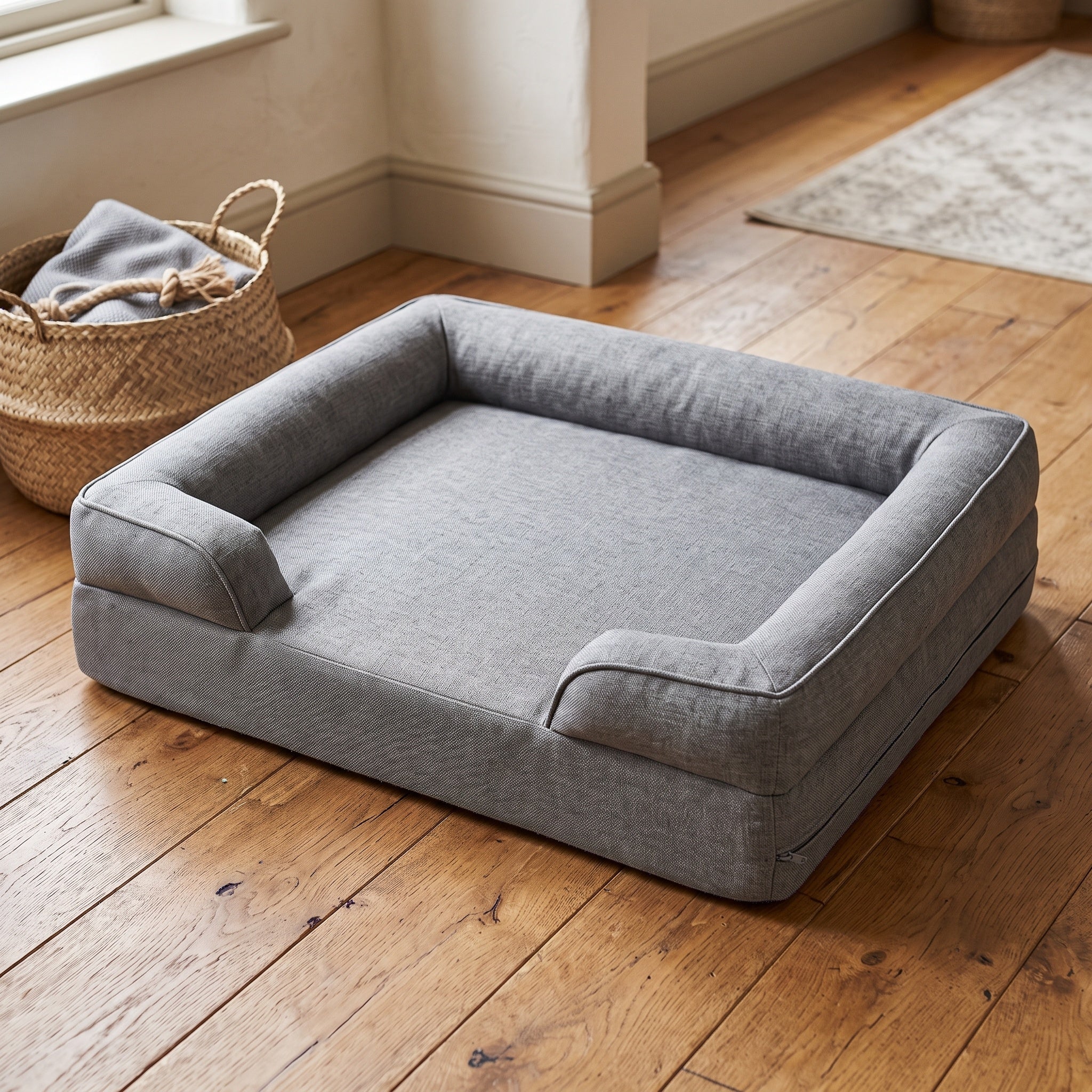 Orthopaedic Dog Bed: Memory Foam, Washable Cover