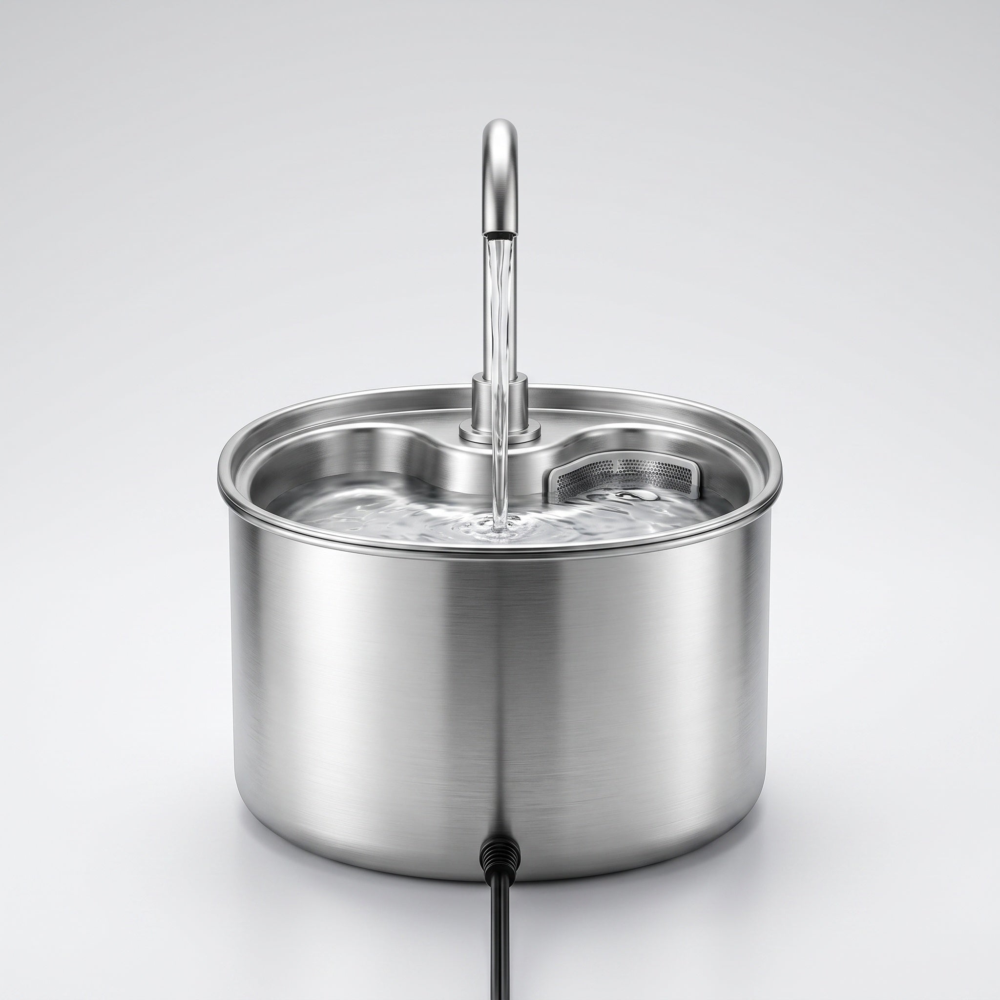 Pet Water Fountain: Stainless Steel, 2L