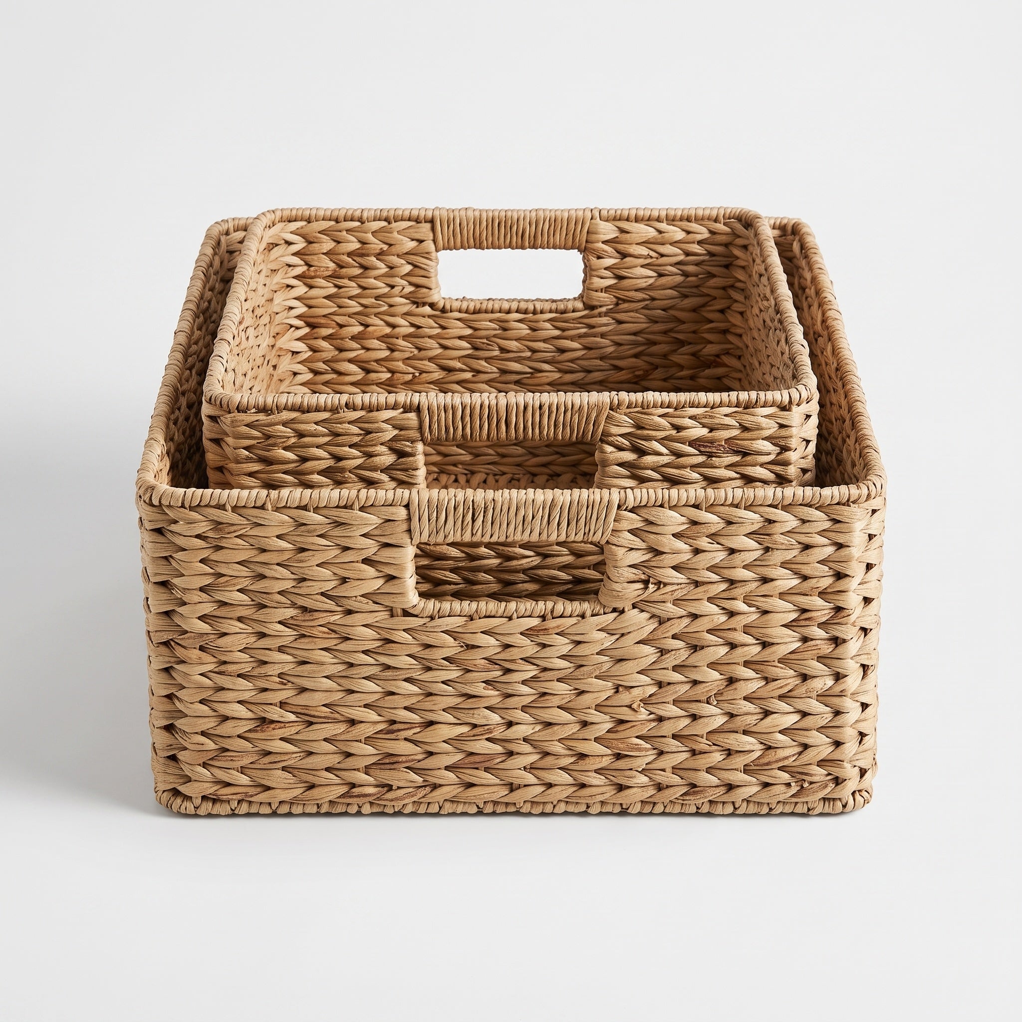 Seagrass Storage Baskets: Set of Two