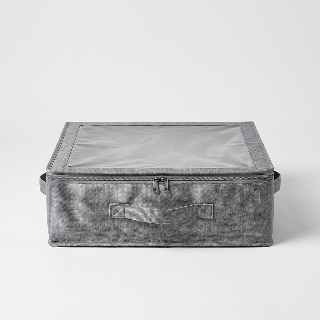 Under Bed Storage Bag: Clear Panel, Reinforced