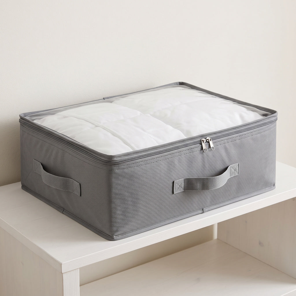 Under Bed Storage Bag: Clear Panel, Reinforced