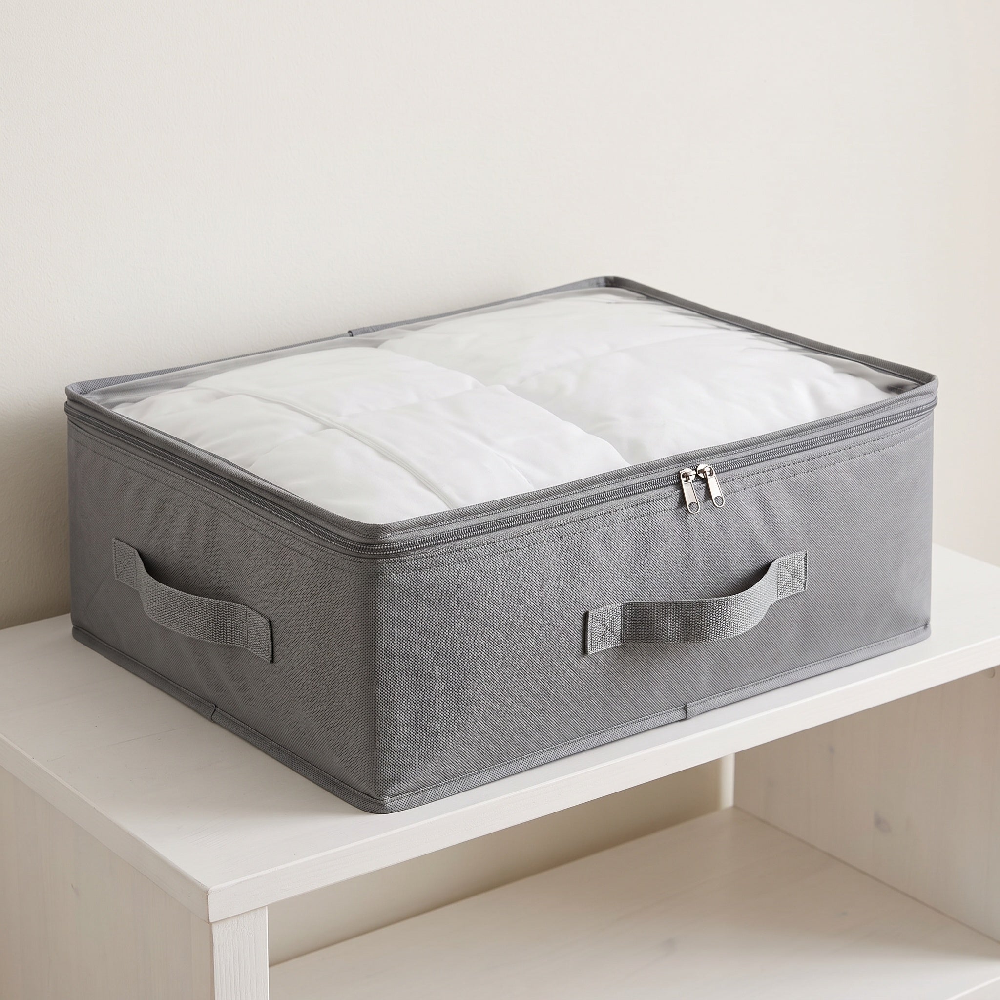 Under Bed Storage Bag: Clear Panel, Reinforced